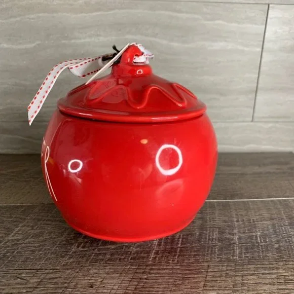 Rae Dunn Cheer Ornament Canister - Picture 2 of 5
